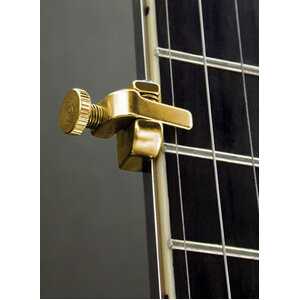 Shubb Fifth String Regular Bar Banjo Capo in Gold