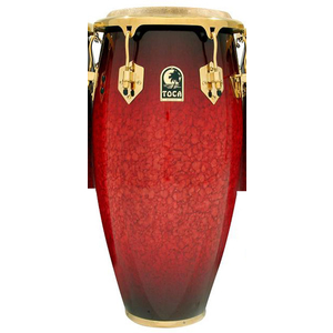 Toca LE Series 12-1/2" Wooden Tumba in Bordeaux