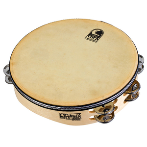Toca Players Series Wooden 10" Tambourine w/ Hea