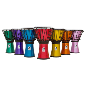 Toca Freestyle Colorsound Series Djembe 7" in Asst Colours - 7Pk 