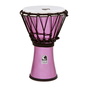 Toca Freestyle Colorsound Series Djembe 7" in Metallic Violet