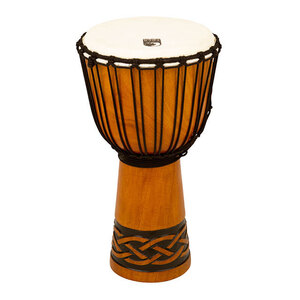 Toca Origins Series Wooden Djembe 10" Synthetic Head in Celtic Knot