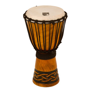 Toca Origins Series Wooden Djembe 8" Synthetic Head in Celtic Knot