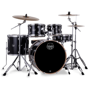Mapex VE5295FTCVH Venus Series 5-Pce Drum Kit in Black Galaxy Sparkle