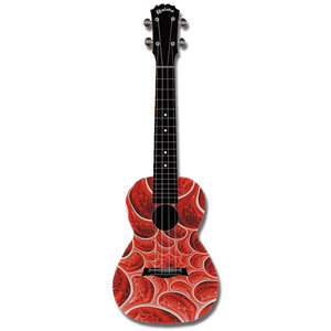 Kealoha "Under My Skin" Design Concert Ukulele with Black ABS Resin Body