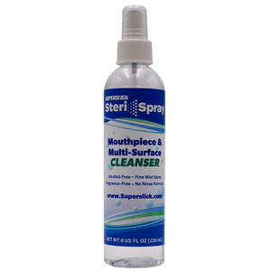 Superslick Steri-Spray Mouthpiece &amp; Multi Surface Cleanser with Fine Mist Sprayer - 236ml