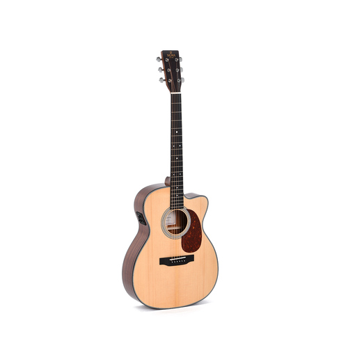 Sigma 000 Solid Spruce Top Cutaway, Mahogany Back and Sides in Gloss