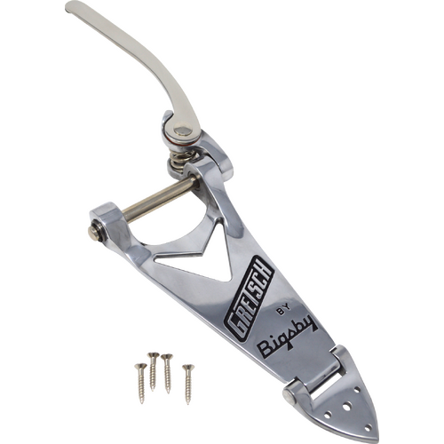 Gretsch® Branded Tailpiece, Bigsby® B6, Polished Aluminum