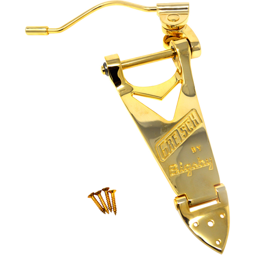 Gretsch® Branded Tailpiece, Bigsby® B6 with Wire Handle, Gold