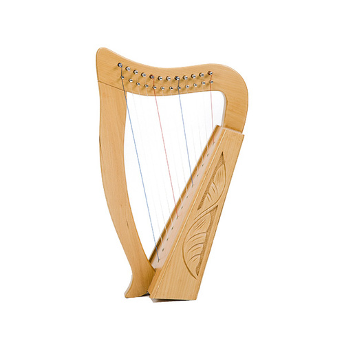 Baby Harp 12 String Carved with Bag