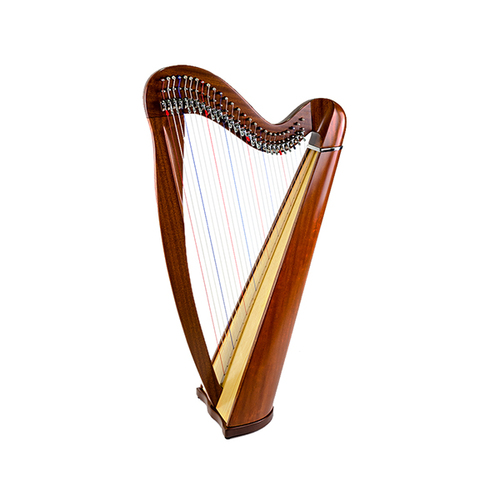 Roundback Harp - 27 String Mahogany