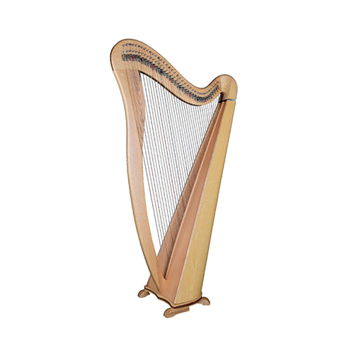 Roundback Harp - 34 String Ashwood
