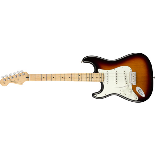 Fender Player Stratocaster® Left-Handed, Maple Fingerboard, 3-Color Sunburst