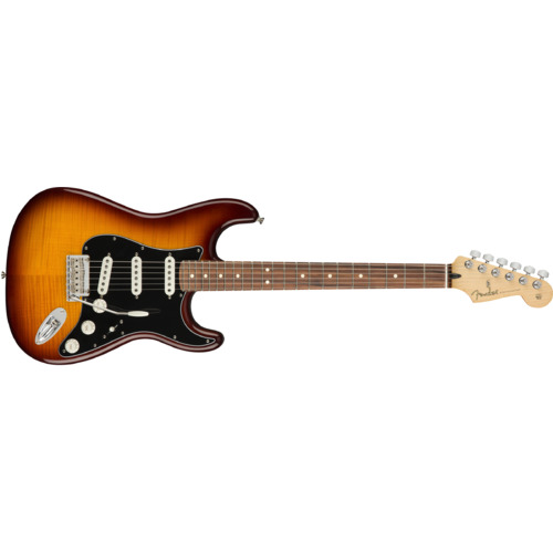Fender Player Series Stratocaster Plus Top Electric Guitar in Tobacco Burst