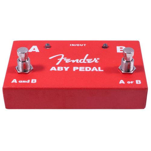 Fender® 2-Switch ABY Pedal, Red