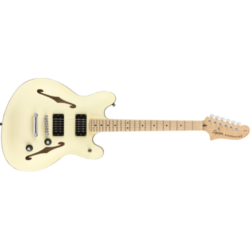 Affinity Series™ Starcaster®, Maple Fingerboard, Olympic White