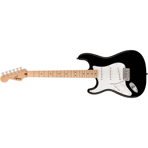 Squier Sonic Stratocaster® Left-Handed, Maple Fingerboard, White Pickguard, Black