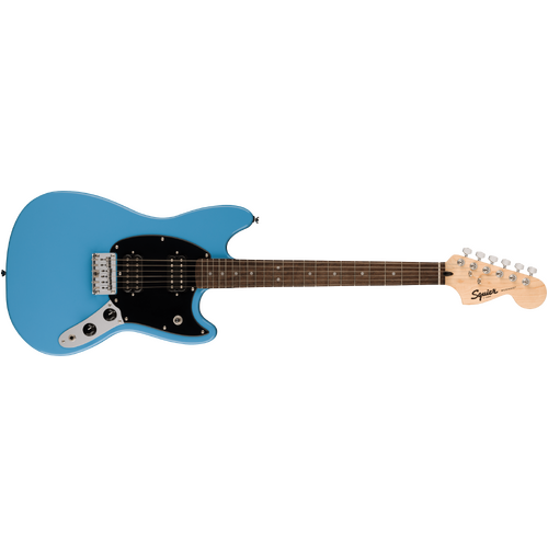 Squier Sonic Mustang® HH, Laurel Fingerboard, Black Pickguard, California Blue