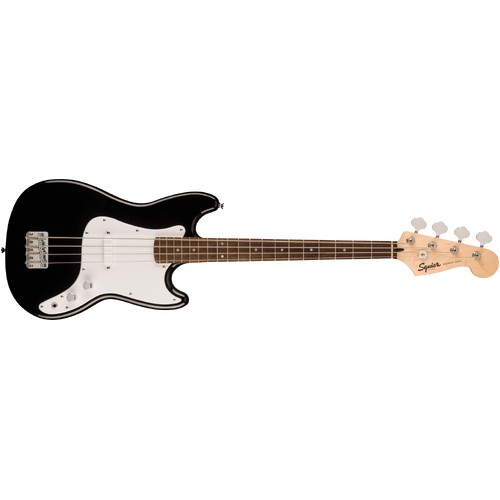 Squier Sonic Bronco Bass, Laurel Fingerboard, White Pickguard, Black