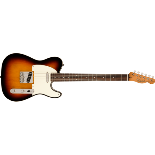Squier Classic Vibe Baritone Custom Telecaster®, Laurel Fingerboard, Parchment Pickguard, 3-Color Sunburst