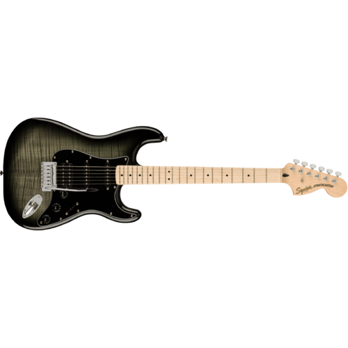 Affinity Series™ Stratocaster® FMT HSS, Maple Fingerboard, Black Pickguard, Black Burst