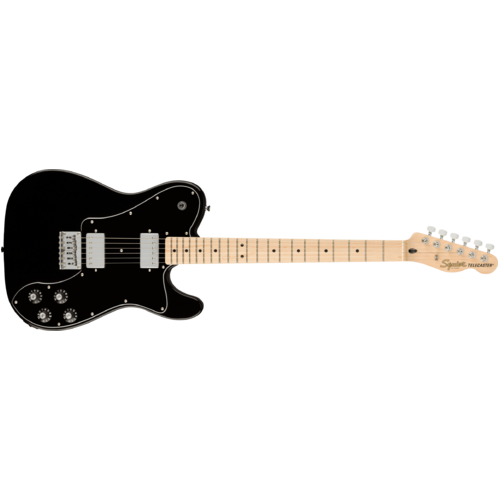 Squier Affinity Series™ Telecaster® Deluxe, Maple Fingerboard, Black Pickguard, Black