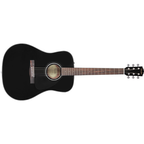 Fender Classic Design Series CD-60 V3 Dreadnought Acoustic Guitar in Black