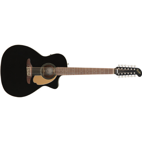 Fender Villager 12-String, Walnut Fingerboard, Black V3