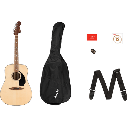 California Standard Redondo Pack, Spruce Top, Black Pickguard, Natural