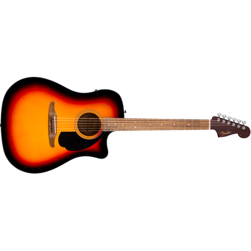 California Standard Redondo CE, Spruce Top, Black Pickguard, 3-Color Sunburst