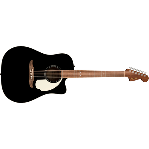 California Standard Redondo CE, Spruce Top, Ivory Pickguard, Black