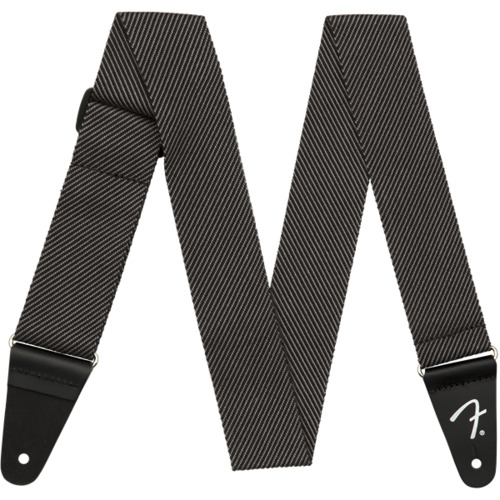 Modern Tweed Strap Gray/Black 2"