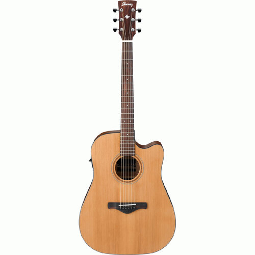 Ibanez AW65ECELG Artwood Series AC/EL Guitar in Natural Low Gloss