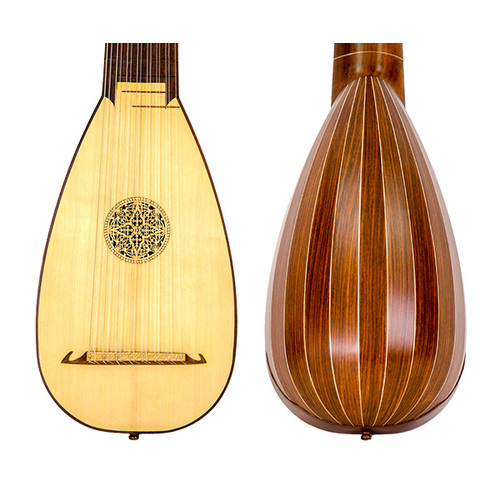 Round Back 8-Course Lute with Case