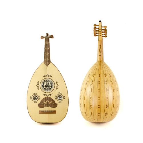 Oud 6 Course 11 String Lacewood Back in Case