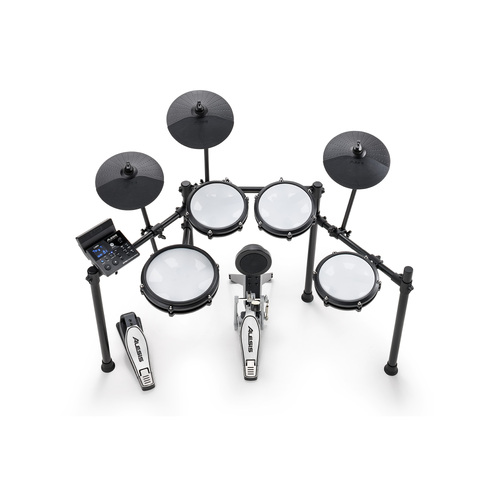 Alesis NITRO MAX KIT Eight Piece Electronic Drum Kit with Mesh Heads and Bluetooth