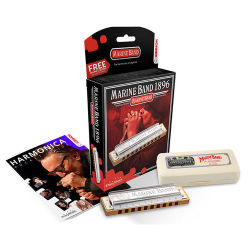 Hohner Marine Band 1896 Classic Harmonica in the Key of B-Natural Minor