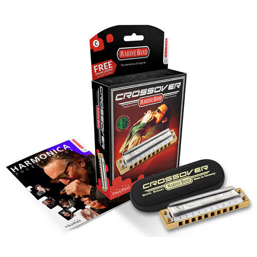 Hohner Marine Band Crossover Harmonica in the Key of A