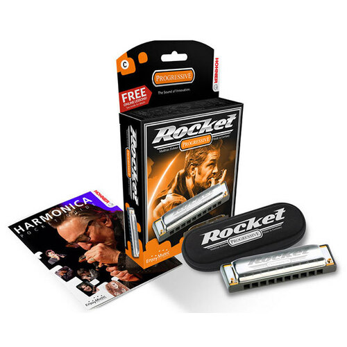 Hohner Progressive Series Rocket Harmonica in the Key of F