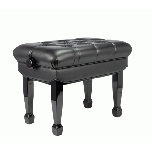 Beale BPB330BK Deluxe Grand Piano Bench in Black