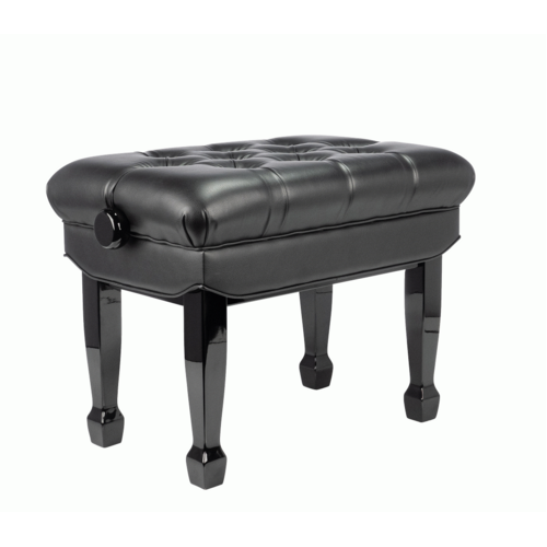 The Beale BPB330BK Deluxe Grand Piano Bench in Black