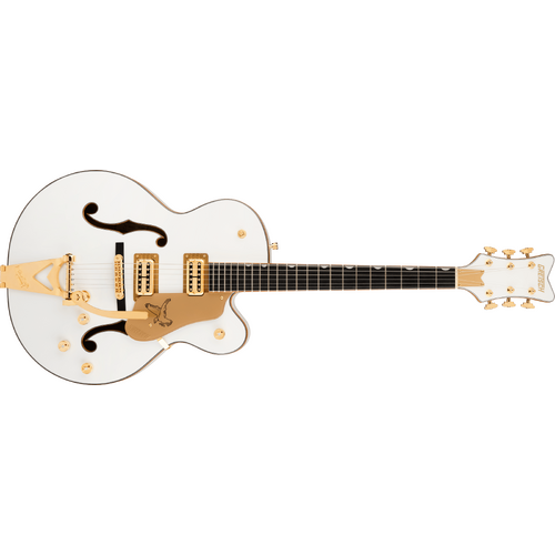 Gretsch Synchromatic™ Falcon™ Hollow Body Single-Cut with Bigsby, Ebony Fingerboard, Snowcrest White