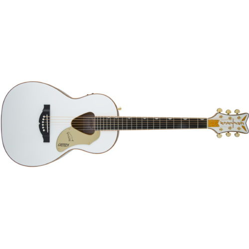 G5021WPE Rancher™ Penguin™ Parlor Acoustic/Electric, Fishman® Pickup System, White