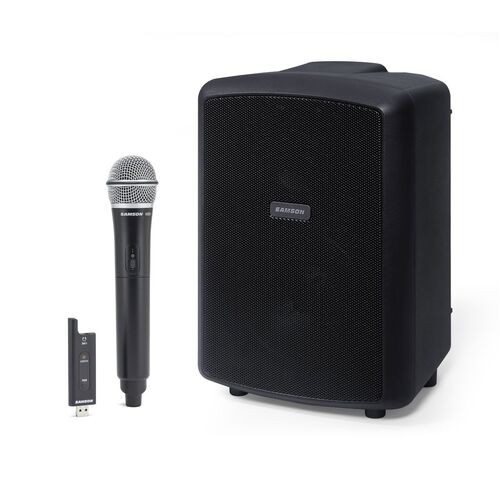SAMSON Expedition XPExplor-W   200watt Rechargable Portable PA w XPD Handheld System, EQ, Reverb and Bluetooth