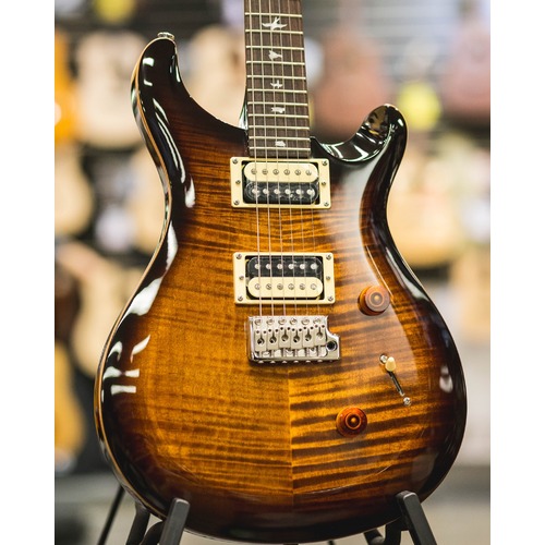 PRS SE Custom 24 Black Gold Burst Electric Guitar