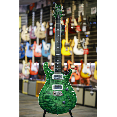 PRS SE Custom 24 Quilt Black Teal Electric Guitar