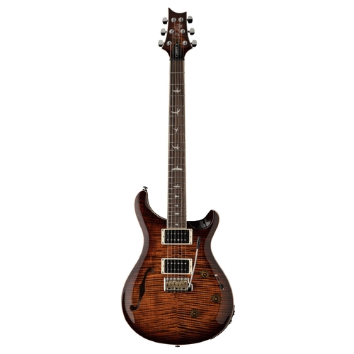 114300::OB: SE CU24 Semi Hollow Piezo: Orange Tiger Smokeburst