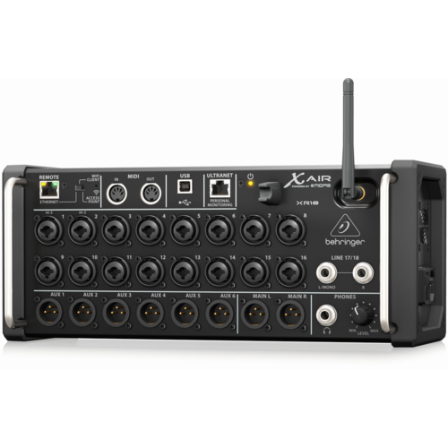 Behringer X-Air XR18 Digital Mixer for iPad/Android Tablets, 18-Channel, 12-Bus with 16 Programmable MIDAS Preamps