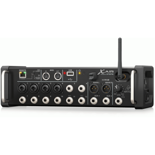 Behringer X-Air XR12 Digital Mixer for iPad/Android Tablets with 12-Channels, 4 Programmable MIDAS Preamps & 8 Line Inputs