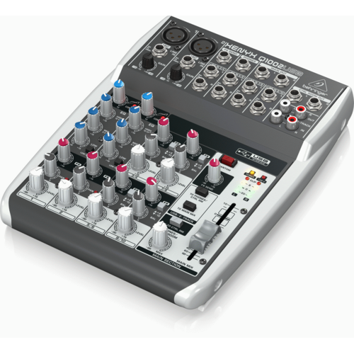Behringer Xenyx Q1002USB Premium 10-Input, 2-Bus Mixer with USB/Audio Interface